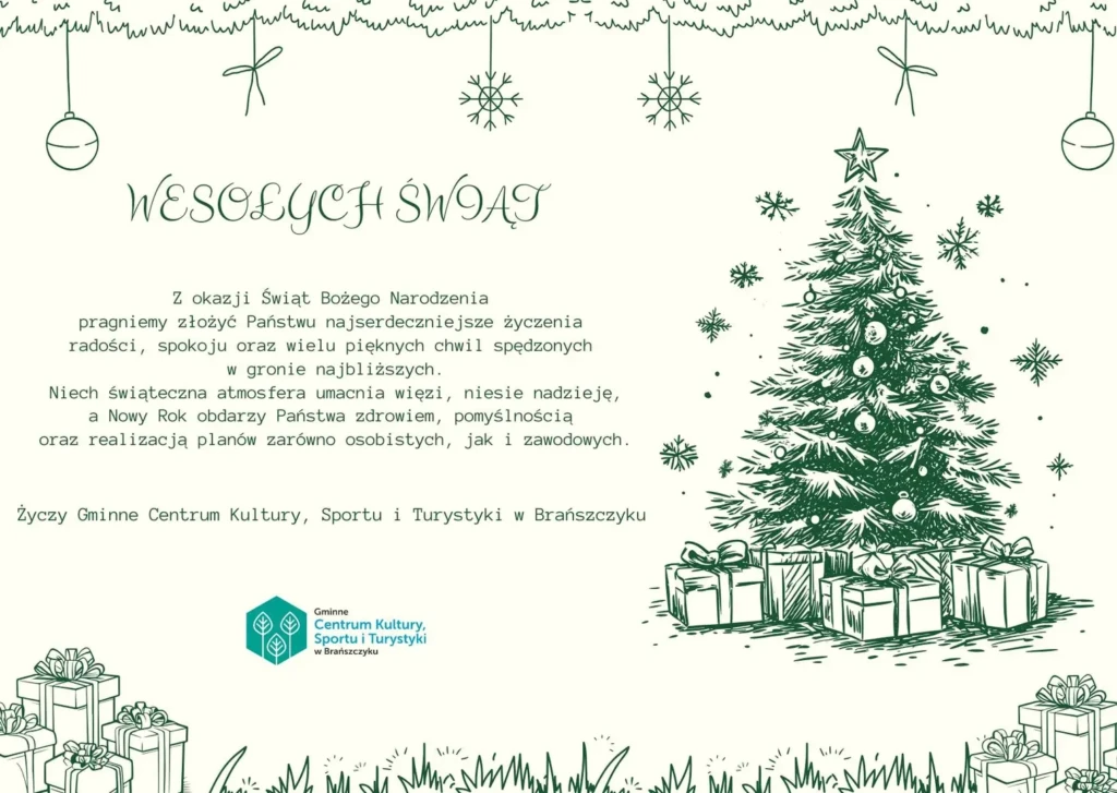 centrum-kultury-branszczyk-23 grudnia - kartka bożonarodzeniowa